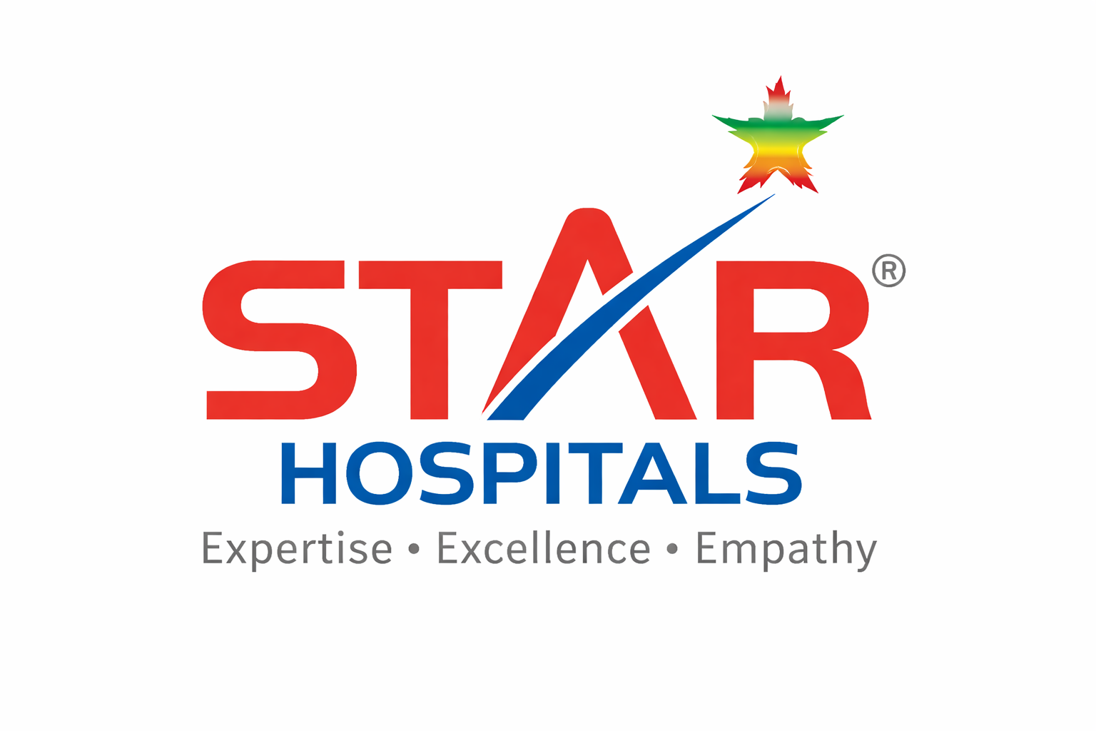 STAR Hospitals logo design